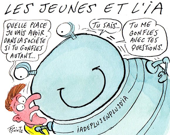 Dessin: Remplacer les juniors par l’IA, pas une bonne idée